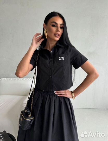 Стильный костюм двойка miu miu