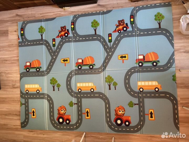Детский игровой коврик складной
