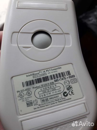 Компьютерная мышь Microsoft с шариком