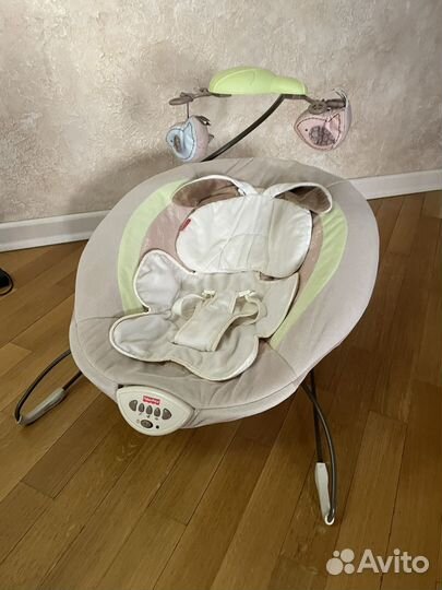 Детский шезлонг Фишер Прайс