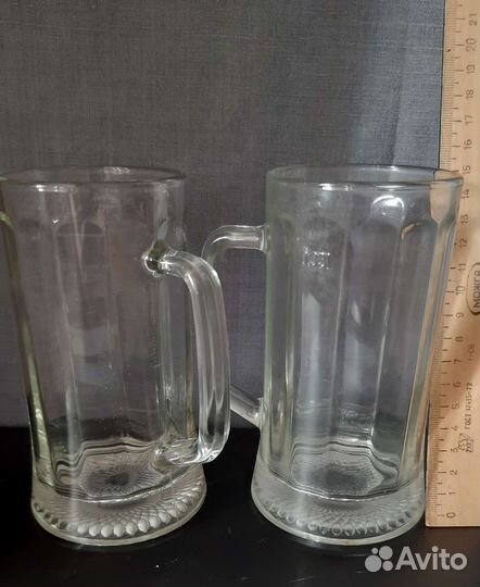 Стаканы граненые СССР кружка стекло цена за два