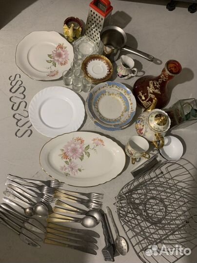 Посуда, столовые приборы, набор Мадонна