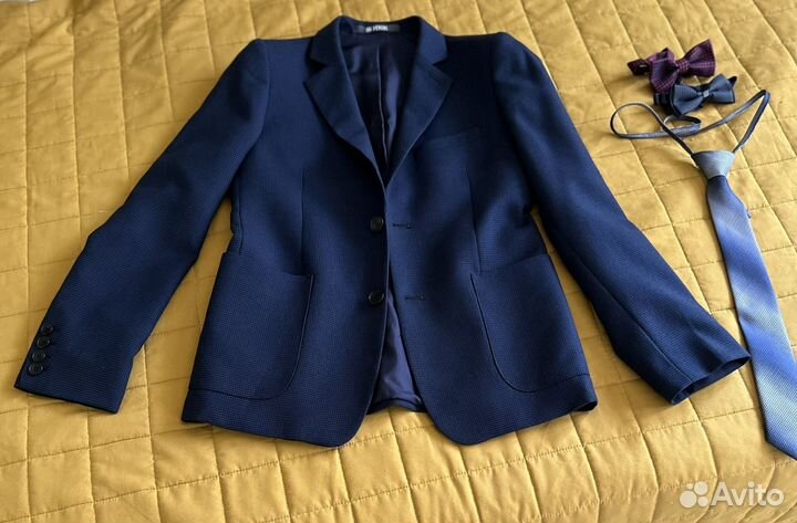 Пиджак школьный для мальчика 158