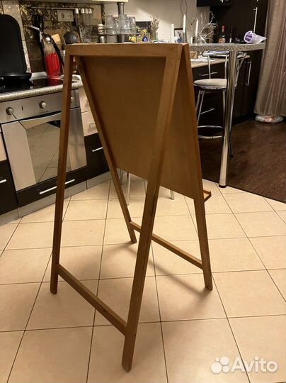 Мольберт б/у 115*59 (холст 59*58), худ. краски