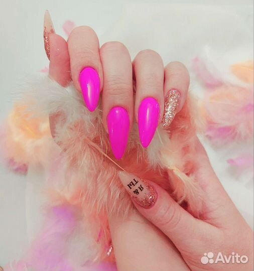 Маникюр (комбинированный), гель лак