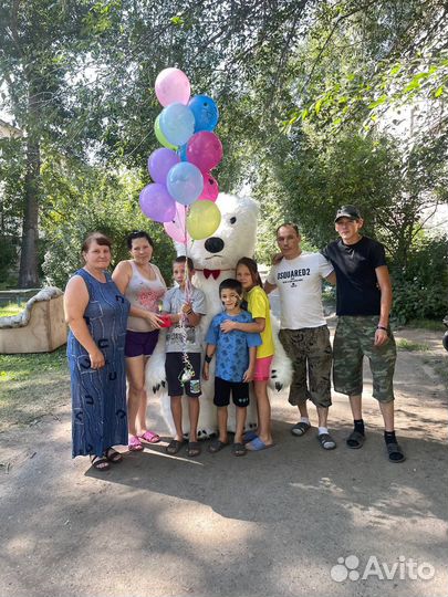 Белый мишка поздравление