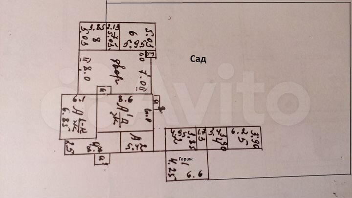 Дом 75 м² на участке 44 сот.
