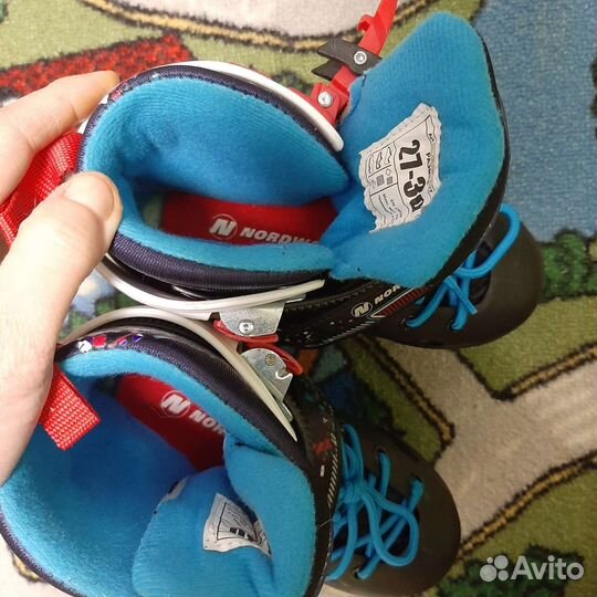 Коньки детские раздвижные nordway