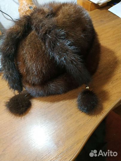 Шапка норковая женская 54-55