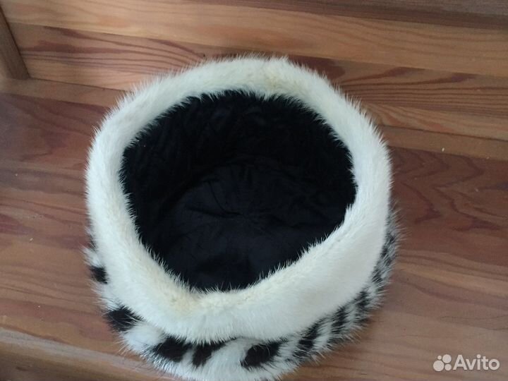 Шапка норка женская