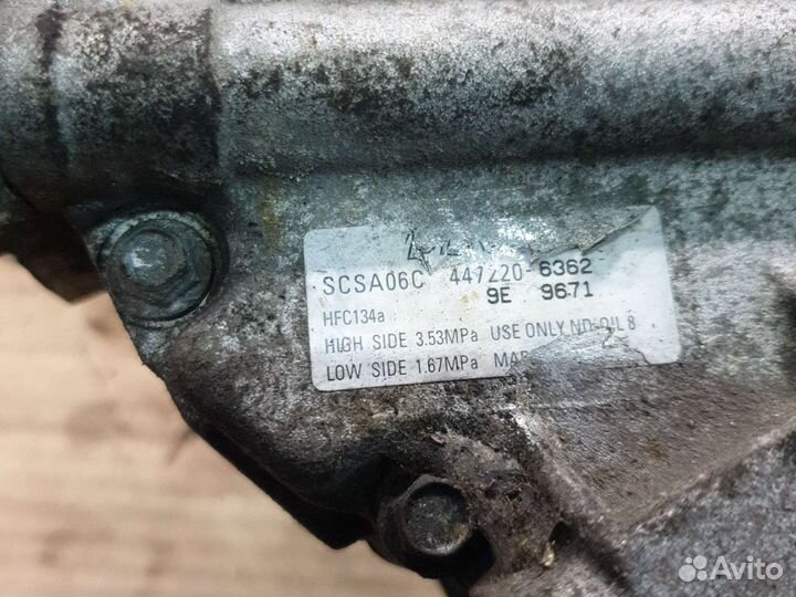 Компрессор кондиционера 447220-6362 Toyota Corolla