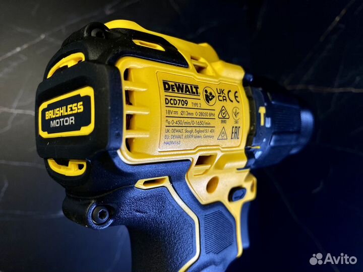 Шуруповерт DeWalt DCD709N Оригинал 18 в Евро