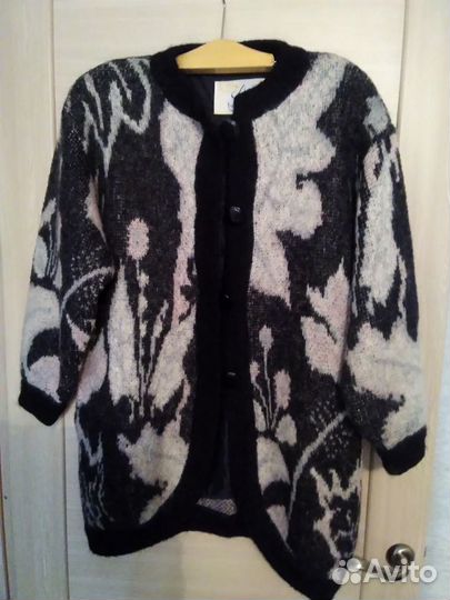 Кофта - кардиган шерсть+ мохер