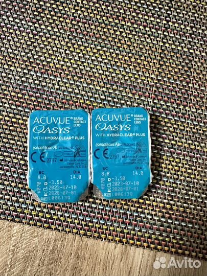 Линзы acuvue oasys