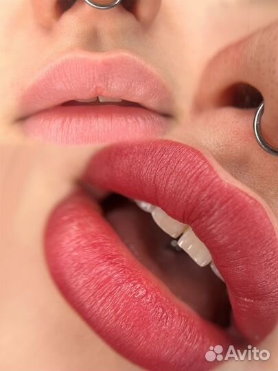 Перманентный макияж губ/бровей