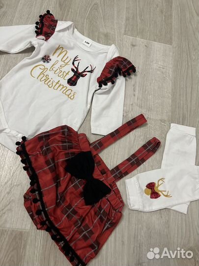 Новогодний костюм для девочки 92