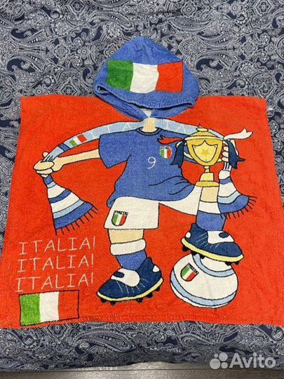 Полотенце пончо пляжное детское