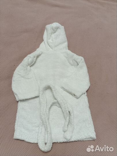 Детский махровый халат 80