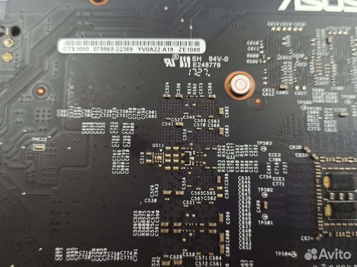 Видеокарта asus GTX 1060 3gb