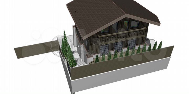 Дом 208 м² на участке 6 сот.