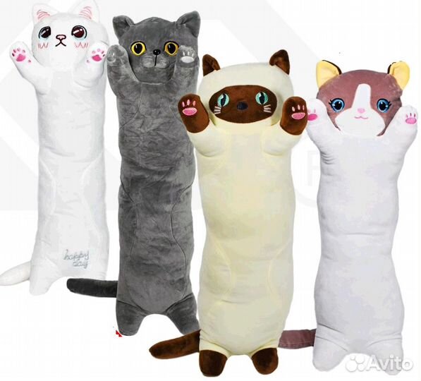 Кот-батон и другие игрушки-подушки