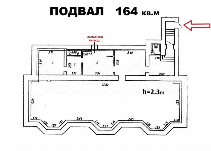 Продам помещение свободного назначения, 164 м²
