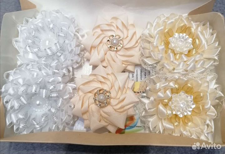 Резинки для волос ручной работы