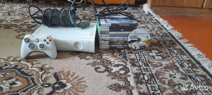 Xbox 360 прошитый+60гб+12 игр