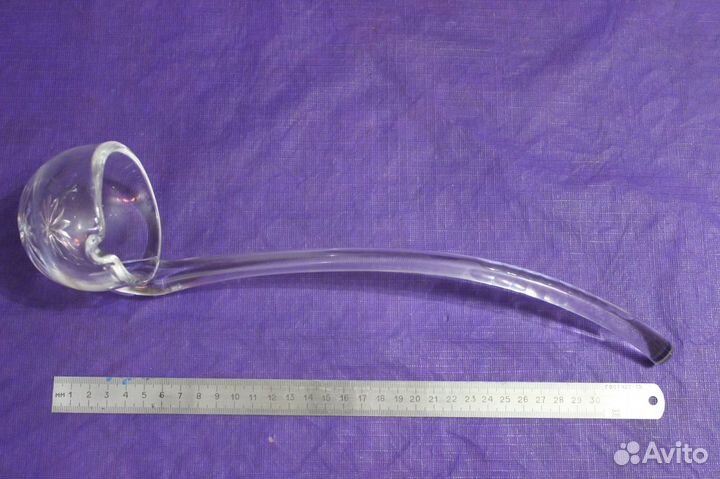 Хрустальная крюшонница (Богемия, Чехословакия)