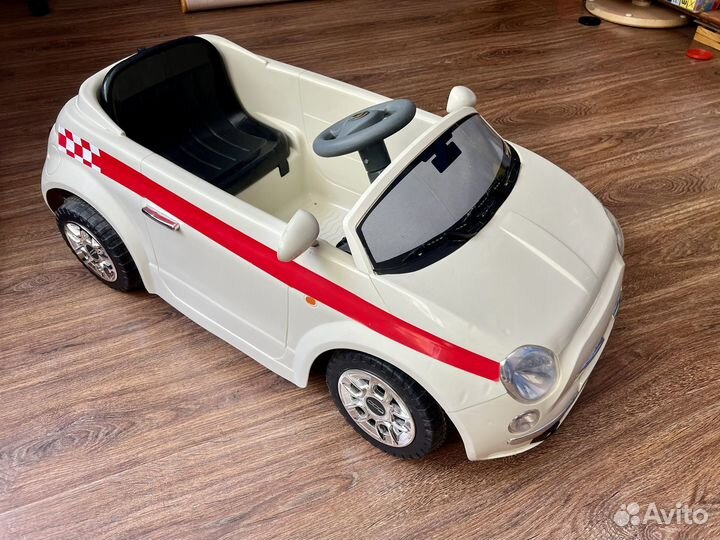 Машина электрическая Motorama Jr Fiat500 детская