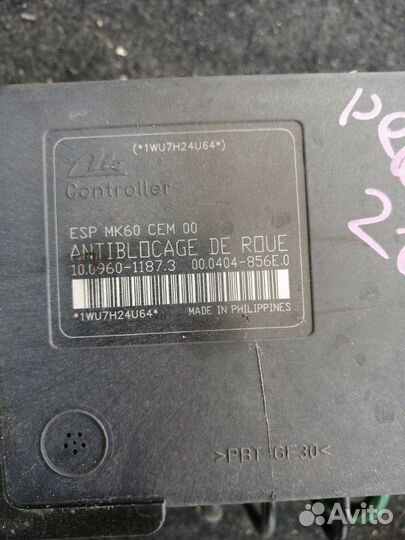 Блок abs Peugeot 207