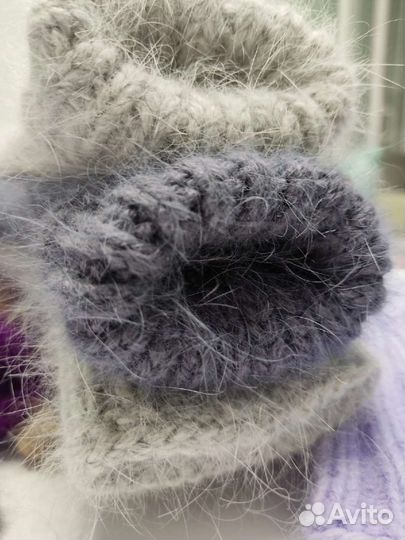 Новые Варежки пух норки