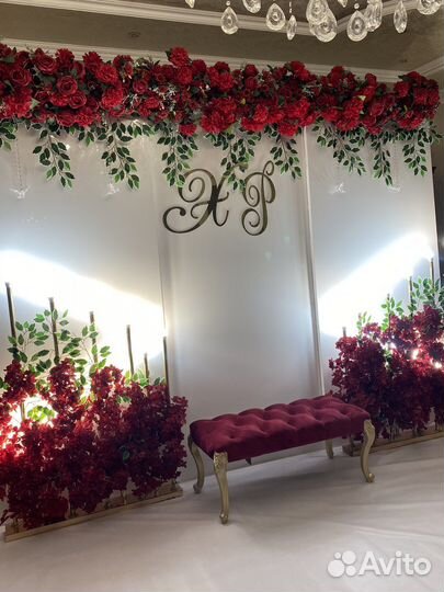 Аренда фотозоны на свадьбу