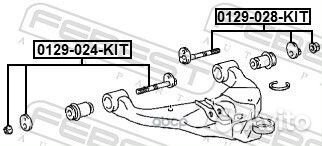 Болт с эксцентриком toyota hilux 2004-2012 0129