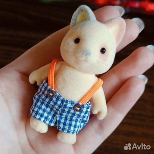 Sylvanian families Whiskers Cat Family