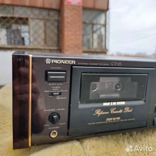 Кассетная дека pioneer ct93