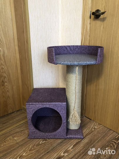 Когтеточки и домики для кошек