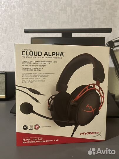 Игровые наушники hyperx cloud alpha