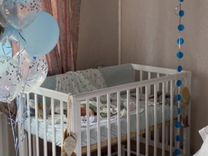 Укомплектованная детская кровать Happy baby Mirra
