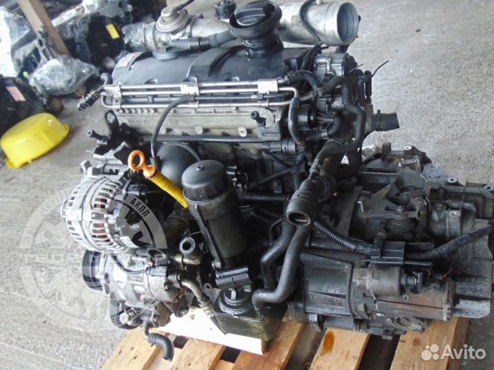 Двигатель ASZ Volkswagen Bora Golf Sharan 1.9