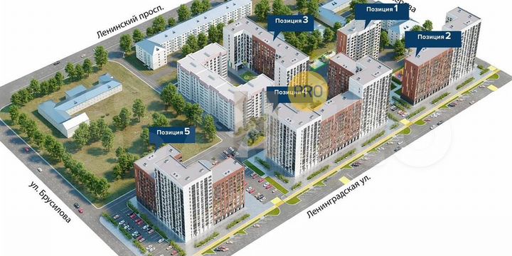 2-к. квартира, 59 м², 3/15 эт.