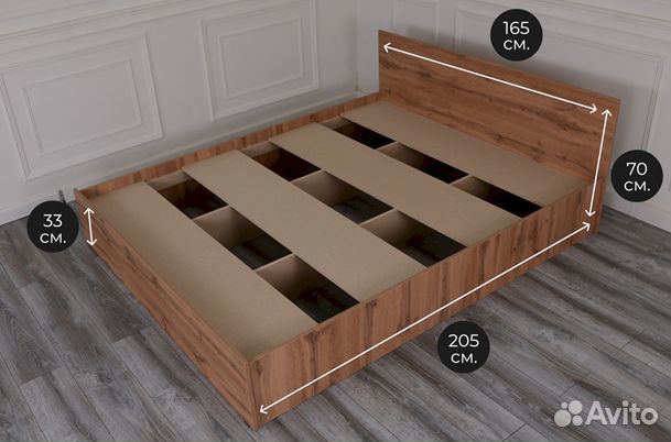 Кровать Елена 160 вотан