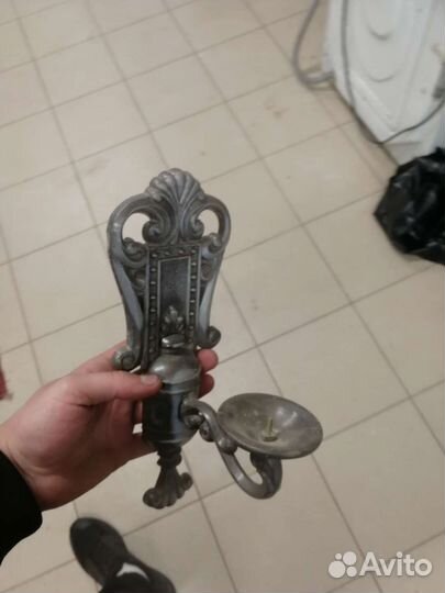 Подсвечник настенный СССР