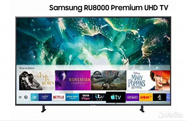 4K SMART Samsung UE49RU8000 (123 см) HDR, WiFi