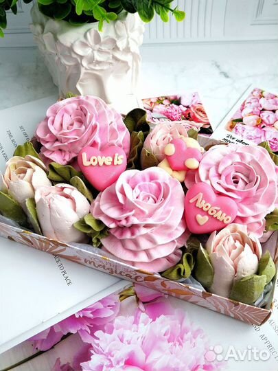 Зефирно-шоколадный набор, подарок к 14 февраля