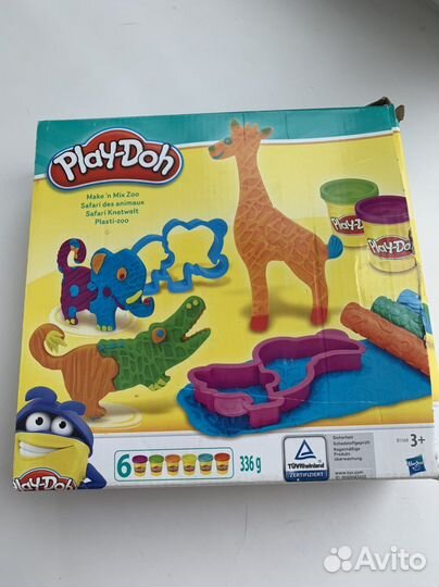 Игровой набор Play-Doh животные сафари