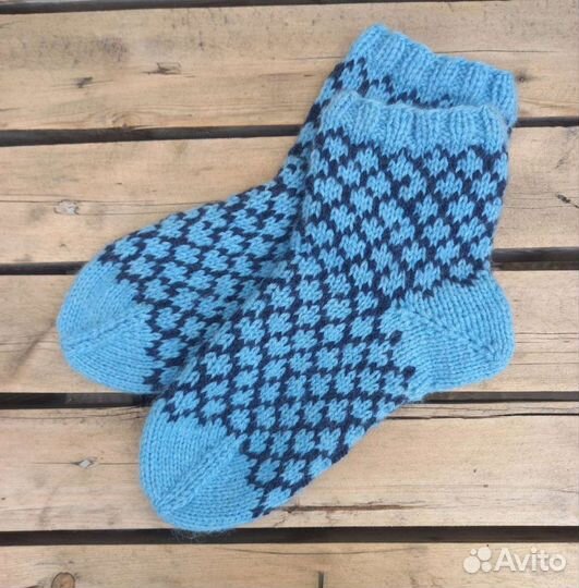 Вязаные носки