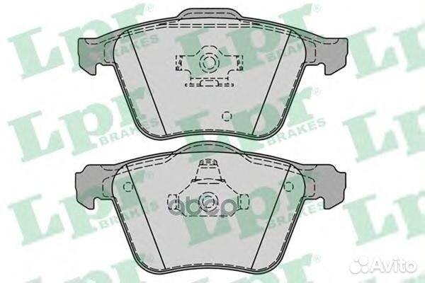 Колодки торм. дисковые 05p1237 Lpr