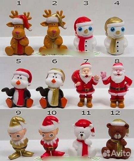 Новогодние фигурки из десертов не киндер, Растишка