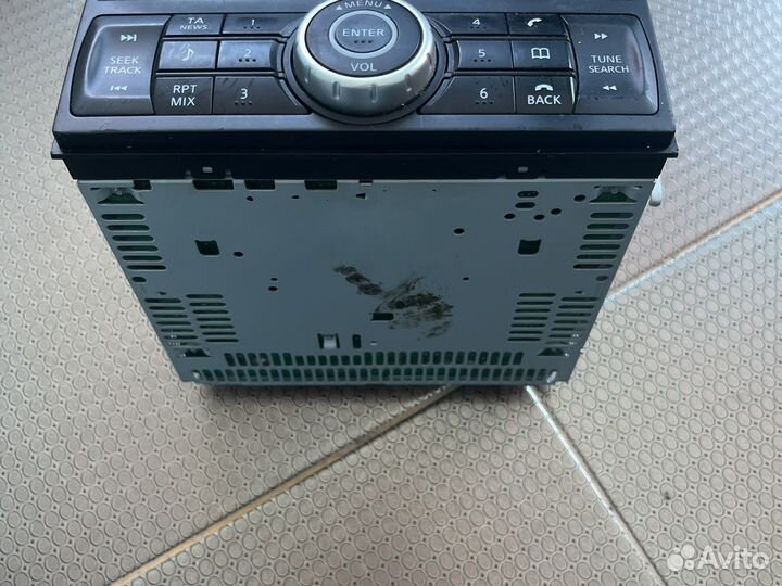 Магнитола штатная на Nissan Qashqai J10